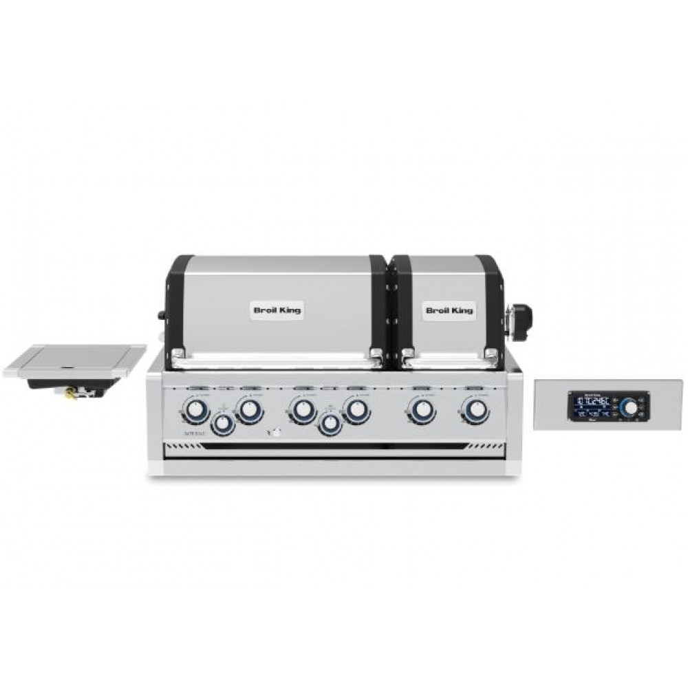 Встраиваемый газовый гриль IMPERIAL  QS 690 BI с вертелом и WiFi  Broil King Арт.696783